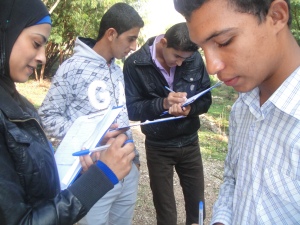 Young people from a Jordan Valley community took part in a recent community Geographic Information System youth course, learning how to plot environmental hazards using a GPS system.